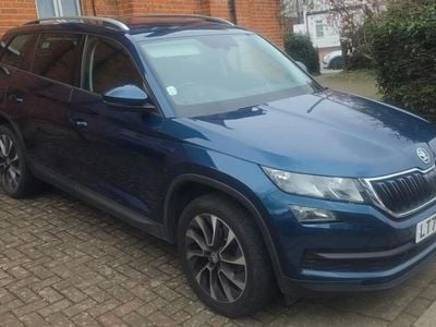 Used Skoda Kodiaq SE Drive 150 HP (110 kW) 2020 Blue SUV