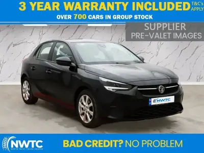Used Vauxhall Corsa Design Edition 75 HP (55 kW) 2022 Black Hatchback