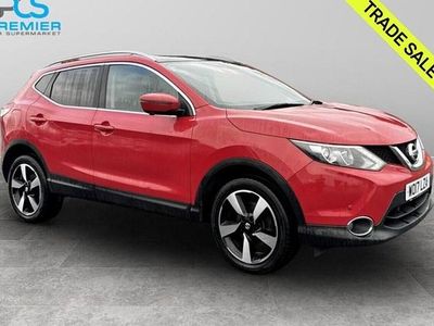 Used Nissan Qashqai N-Connecta 110 HP (80 kW) 2017 Red SUV