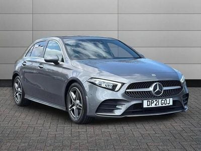Used Mercedes A180 AMG Line Premium 136 HP (100 kW) 2021 Grey Hatchback