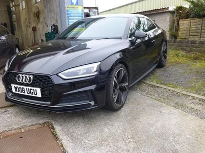 Used Audi A5 S-Line 190 HP (139 kW) 2018 Black Coupe