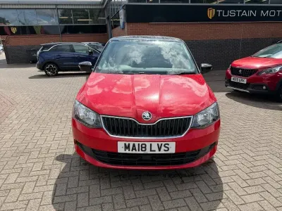 Used Skoda Fabia SE 2018 Red Hatchback