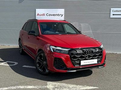 Chili red Used 2025 Audi Q7 Black Edition SUV | £59,411 (Expensive)