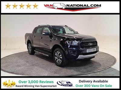 Black Used 2022 Ford Ranger Wildtrack Pickup | £16,790 (Good price)