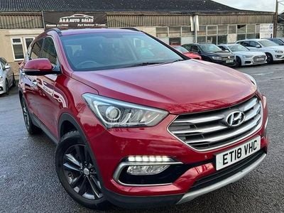 Red Used 2018 Hyundai Santa Fe Premium SUV | £11,995 (Super price)