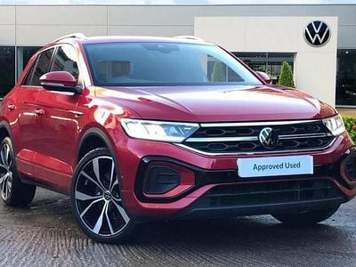Red Used 2022 VW T-Roc R-line SUV | £23,499 (Fair price)