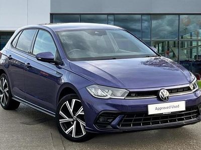 Vibrant violet metallic Used 2023 VW Polo R-line Hatchback | £19,104 (Fair price)