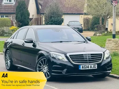 Used Mercedes S500L AMG line 455 HP (334 kW) 2014 Black Sedan