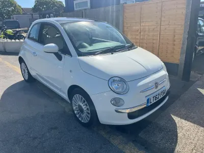Used Fiat 500 Lounge 69 HP (50 kW) 2012 White Hatchback