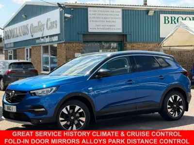 Used Vauxhall Grandland X Edition 130 HP (95 kW) 2021 Blue SUV