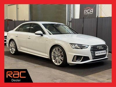 White Used 2019 Audi A4 S-Line Sedan | £16,290 (Fair price)