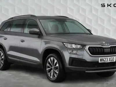 Used Skoda Kodiaq SE Drive 150 HP (110 kW) 2023 Graphite grey metallic SUV