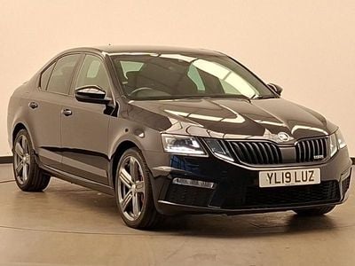 Used Skoda Octavia vRS 245 HP (180 kW) 2019 Black Hatchback