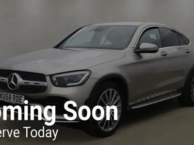 Second-hand Mercedes GLC300 AMG Line Premium 245 CP (180 kW) 2021 Argintiu Coupe