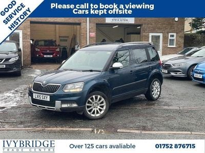 Used Skoda Yeti SE 110 HP (80 kW) 2015 Blue SUV
