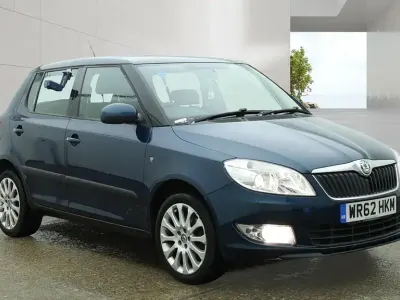 Used Skoda Fabia Elegance 105 HP (77 kW) 2013 Blue Hatchback
