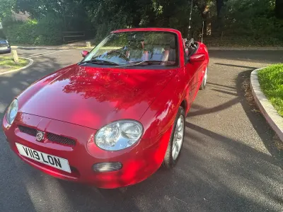 Used MG F 118 HP (86 kW) 2000 Red Cabriolet
