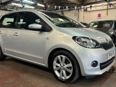 Used Skoda Citigo Elegance 75 HP (55 kW) 2014 Silver Hatchback