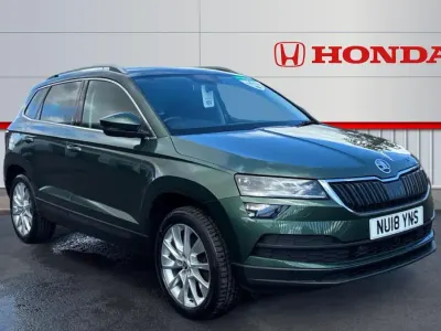 Used Skoda Karoq SE L 150 HP (110 kW) 2018 Green SUV