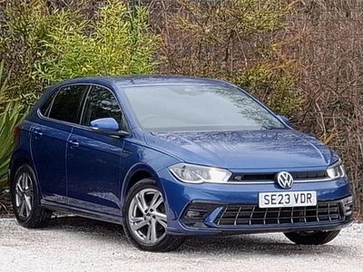 Used VW Polo R-line 95 HP (69 kW) 2023 Blue Hatchback