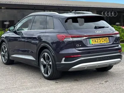 Used Audi Q4 e-tron S-Line 150 kW (204 HP) 2023 Mauve/purple SUV