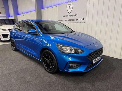 Blue Used 2021 Ford Focus ST-Line Hatchback | £12,489 (Fair price)