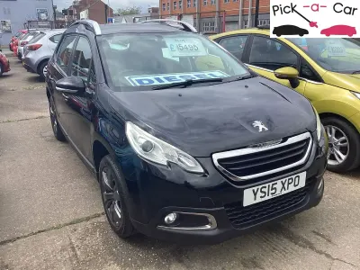 Używany Peugeot 2008 Active 70 KM (51 kW) 2015 Czarny SUV