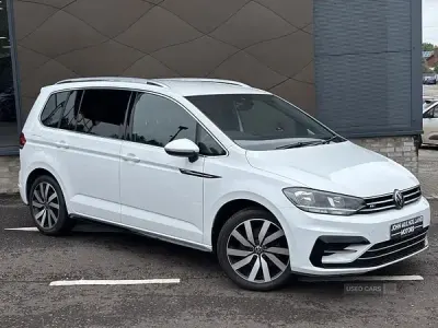 Used VW Touran R-line 150 HP (110 kW) 2022 White MPV