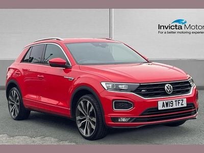 Used VW T-Roc R-line 150 HP (110 kW) 2019 Red SUV