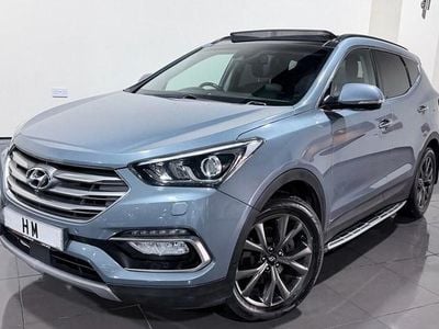 Blue Used 2017 Hyundai Santa Fe Edition SUV | £20,395 (Expensive)