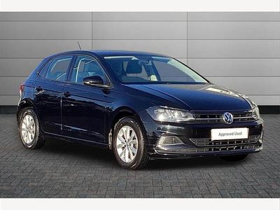 Used VW Polo SE 95 HP (69 kW) 2018 Black Hatchback