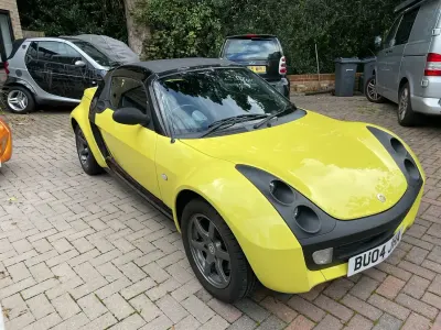Used Smart Roadster 80 HP (58 kW) 2004 Black Cabriolet