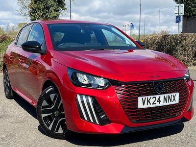 Usado Peugeot 208 Allure 2024 Rojo Utilitario