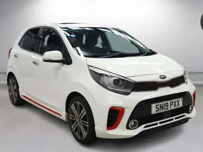 Used Kia Picanto GT-Line S 99 HP (72 kW) 2019 White Hatchback