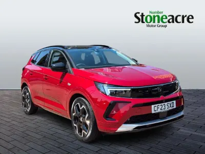 Used Vauxhall Grandland X Ultimate 130 HP (95 kW) 2023 Red SUV