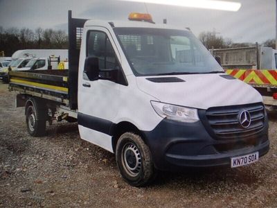 used Mercedes Sprinter 3.5t SINGLE Cab TIPPER NO VAT 50000 MILES