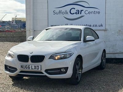 Used BMW 218 Sport Line 136 HP (100 kW) 2016 White Coupe