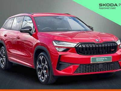 Used Skoda Kodiaq vRS 195 HP (143 kW) 2025 Velvet red metallic SUV