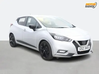 Begagnad Nissan Micra 92 HK (67 kW) 2022 Silver Halvkombi