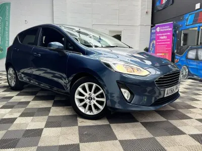 Used Ford Fiesta Titanium X 125 HP (91 kW) 2018 Blue Hatchback