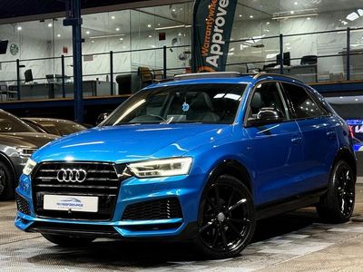 Blue Used 2017 Audi Q3 Black Edition SUV | £13,495 (Fair price)