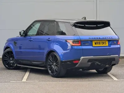 Second-hand Land Rover Range Rover Sport HSE 240 CP (176 kW) 2018 Albastru SUV