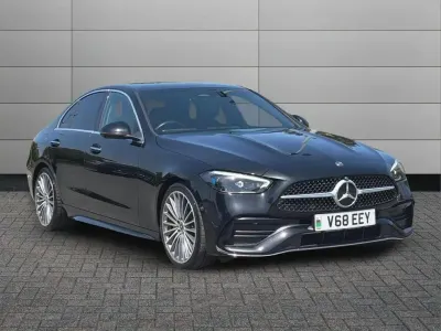 Used Mercedes C220 AMG Line Premium 196 HP (144 kW) 2022 Black Sedan