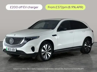 Used Mercedes EQC400 300 kW (408 HP) 2021 White SUV
