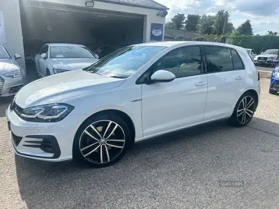 Used VW Golf VII GTD 184 HP (135 kW) 2019 White Hatchback