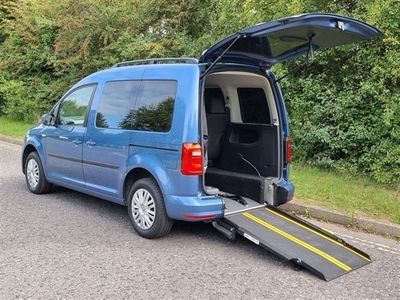 used VW Caddy Maxi C20 4 Seat Auto Wheelchair Accessible Disabled Access Ramp Car