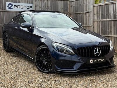 Blue Used 2017 Mercedes C250 AMG Line Premium Plus Coupe | £14,999 (A bit pricey)