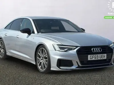 Used Audi A6 Black Edition 204 HP (150 kW) 2020 Silver Sedan