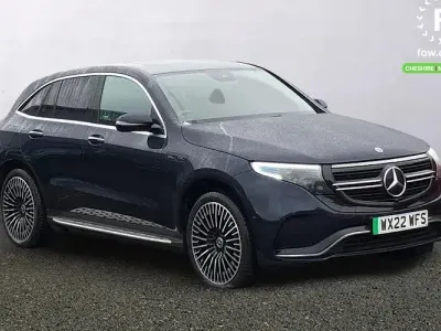 Used Mercedes EQC400 AMG Line Premium 300 kW (408 HP) 2022 Blue SUV