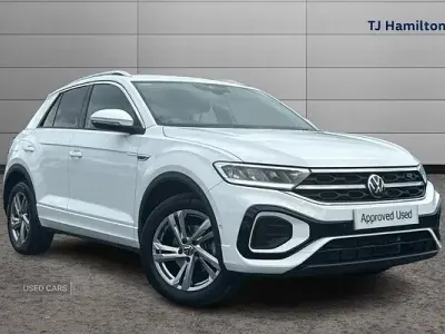 Used VW T-Roc R-line 150 HP (110 kW) 2022 White SUV
